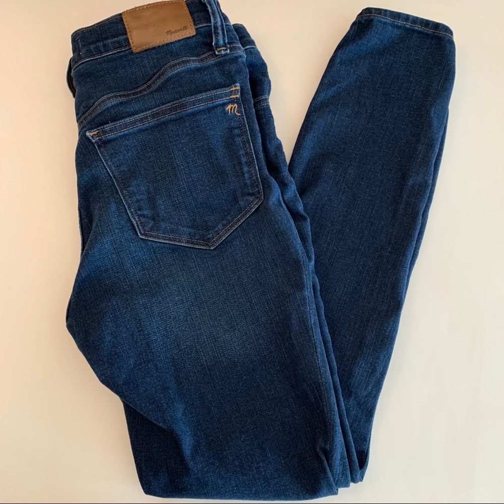Madewell 9" mid rise skinny blue jeans 28